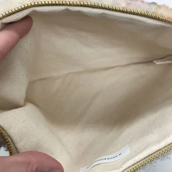 Anthropologie Blake Sherpa Geometric Zip Clutch Pouch Handbag NEW - Picture 6 of 7